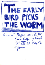 EGON ZIPPEL / Online Archive 1995 