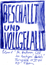 EGON ZIPPEL / Online Archive 1994 