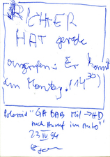 EGON ZIPPEL / Online Archive 1994 