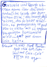 EGON ZIPPEL / Online Archive 1994 