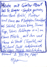 EGON ZIPPEL / Online Archive 1994 
