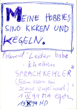 EGON ZIPPEL / Online Archive 1994 