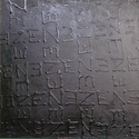 EGON ZIPPEL / Online Archive Paintings (in general) Poured household paint on canvas