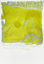 EGON ZIPPEL / Online Archive 1990 Pigment and acrylic on canvas