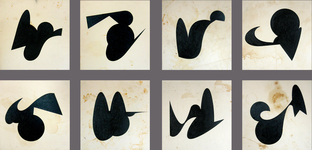 EGON ZIPPEL / Online Archive MMMNCA Paintings Acrylic on distressed canvas