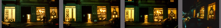 EGON ZIPPEL / Online Archive Light Light bulbs, cardboard, wood
