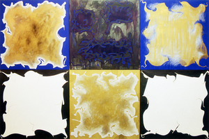 EGON ZIPPEL / Online Archive Ornamental / Technoid / Insectoid Pigments and acrylic on canvas