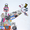 EGON ZIPPEL / Online Archive Devandalizing (in general) Stickers from NYC on canvas
