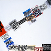 EGON ZIPPEL / Online Archive Devandalizing (in general) Stickers from NYC on canvas