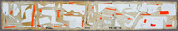 EGON ZIPPEL / Online Archive Devandalizing By-products Leftover tape on unstretched leftover canvas
