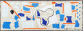 EGON ZIPPEL / Online Archive Devandalizing By-products Leftover tape on unstretched leftover canvas
