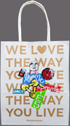 EGON ZIPPEL / Online Archive Devandalizing  Paraphernalia  Stickers on paper bag