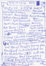 EGON ZIPPEL / Online Archive Waiting For 1993-2022 