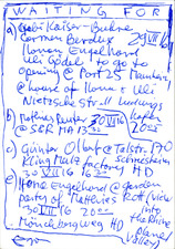 EGON ZIPPEL / Online Archive Waiting For 1993-2022 