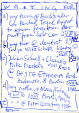 EGON ZIPPEL / Online Archive Waiting For 1993-2022 