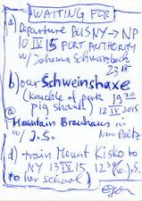 EGON ZIPPEL / Online Archive Waiting For 1993-2022 