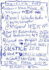 EGON ZIPPEL / Online Archive Waiting For 1993-2022 