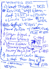 EGON ZIPPEL / Online Archive Waiting For 1993-2022 