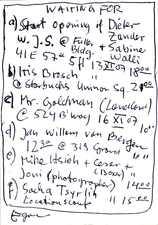 EGON ZIPPEL / Online Archive Waiting For 1993-2022 