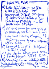 EGON ZIPPEL / Online Archive Waiting For 1993-2022 