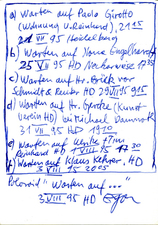 EGON ZIPPEL / Online Archive Waiting For 1993-2022 