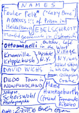 EGON ZIPPEL / Online Archive Names (real ones!) 