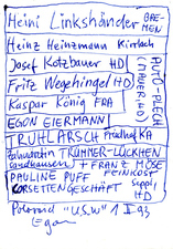 EGON ZIPPEL / Online Archive Names (real ones!) 