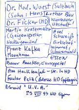 EGON ZIPPEL / Online Archive Names (real ones!) 