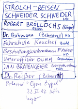 EGON ZIPPEL / Online Archive Names (real ones!) 