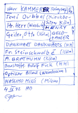 EGON ZIPPEL / Online Archive Names (real ones!) 