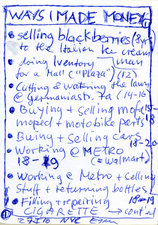 EGON ZIPPEL / Online Archive Ways I Made Money 