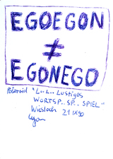 EGON ZIPPEL / Online Archive 1990 
