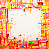 EGON ZIPPEL / Online Archive Devandalizing By-products Leftover tape and other fragments on canvas