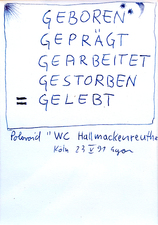 EGON ZIPPEL / Online Archive 1991 