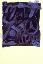 EGON ZIPPEL / Online Archive Cross Pigment and acrylic on canvas