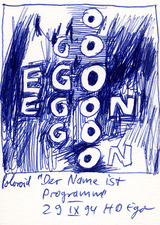 EGON ZIPPEL / Online Archive Cross 