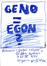 EGON ZIPPEL / Online Archive Egon Poems 