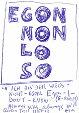 EGON ZIPPEL / Online Archive Egon Poems 