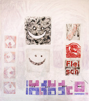 EGON ZIPPEL / Online Archive Paintings (in general) Acrylic and dispersion on distressed canvas 