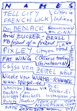 EGON ZIPPEL / Online Archive Names (real ones!) 