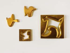 EGON ZIPPEL / Online Archive Gold / MMMNC Gilded wood or medium-density fiberboard