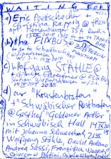 EGON ZIPPEL / Online Archive Waiting For 1993-2022 