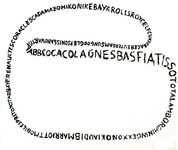 EGON ZIPPEL / Online Archive Corporate Name Paintings Acrylic on canvas