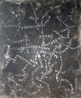 EGON ZIPPEL / Online Archive Paintings (in general) Household paint on canvas
