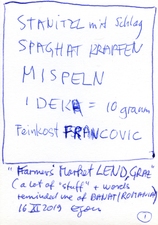 EGON ZIPPEL / Online Archive 2019 