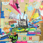 EGON ZIPPEL / Online Archive On Location Salvaged signage and remnants from events, film shoots, commercials, and from the building's front door, on wood
