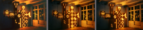 EGON ZIPPEL / Online Archive Light Light bulbs, cardboard, wood