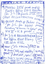 EGON ZIPPEL / Online Archive 2019 