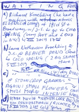 EGON ZIPPEL / Online Archive Waiting For 1993-2022 