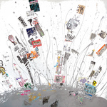 EGON ZIPPEL / Online Archive Devandalizing (in general) Stickers from NYC and acrylic paint on canvas